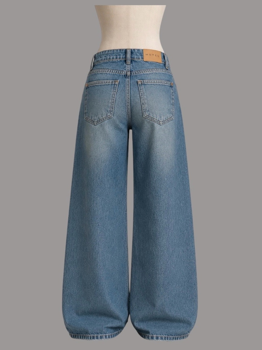 Motel Rocks Low Rise Parallel Jeans - Picture 3 of 5